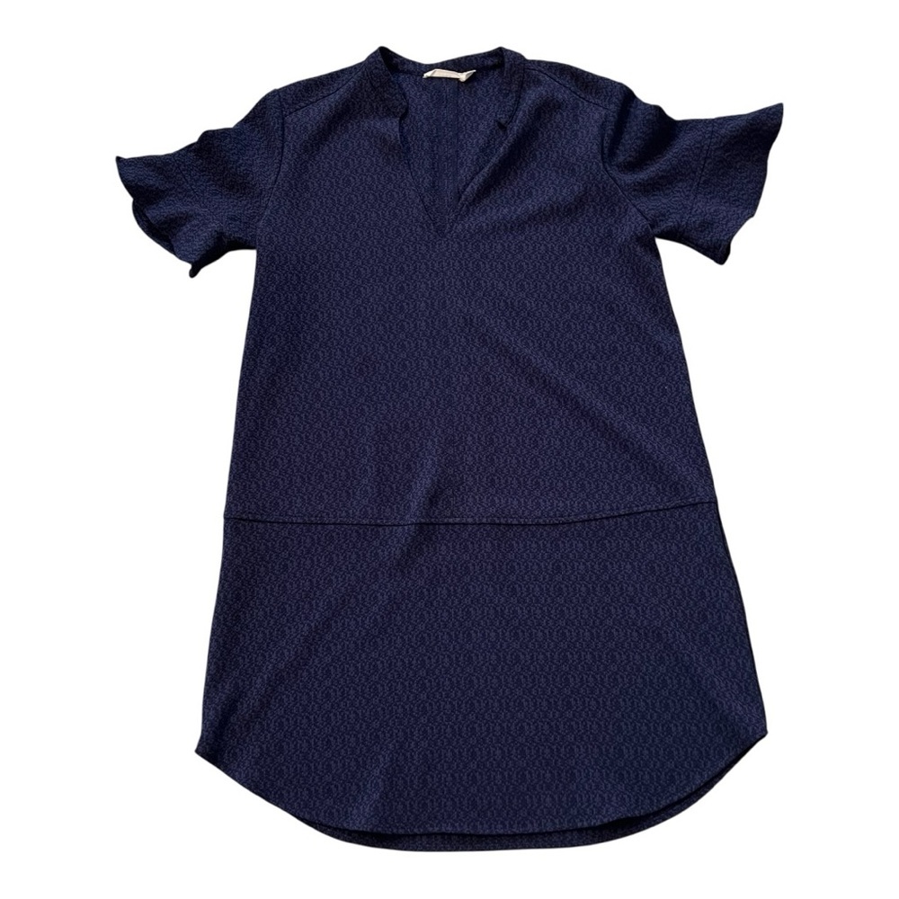Lush Navy Flutter Sleeve Mini Dress- Size S